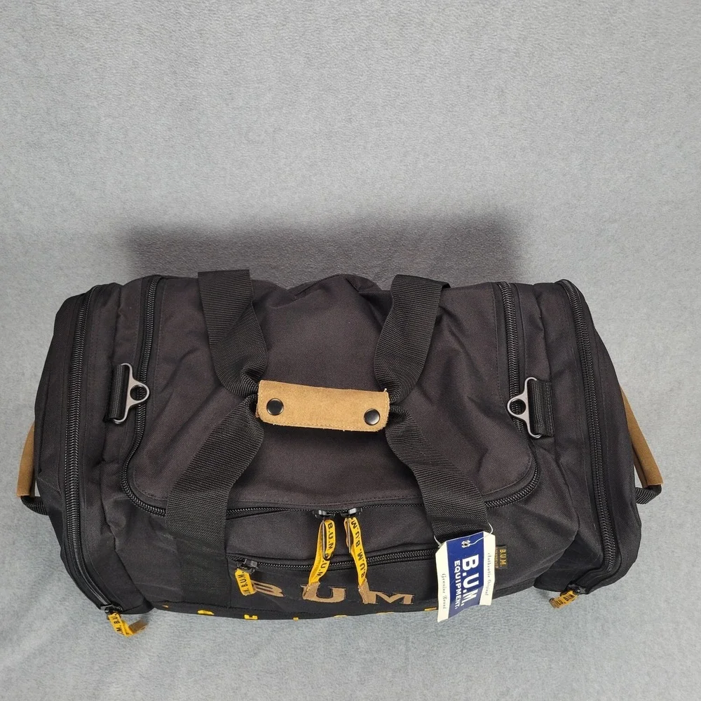 VTG 90's Bum Equipment‎ Duffle Bag Embroidered B.U.M. 24x12x12 NWT